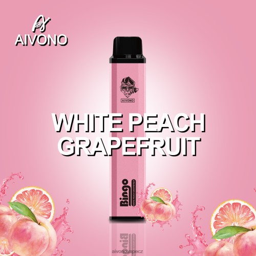 Aivono AIM BINGO 4000 bílý broskvový grapefruit N6BL48134 - Aivono Vape CZ