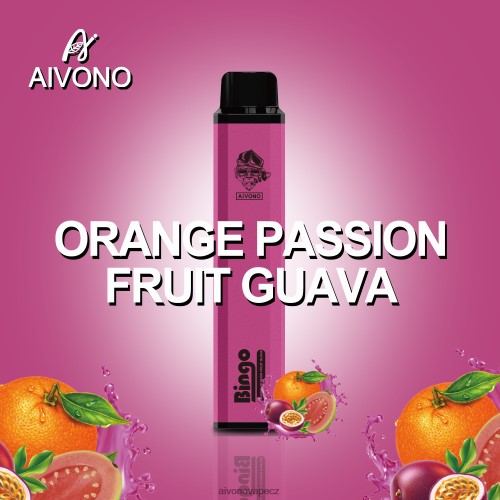 Aivono AIM BINGO 4000 oranžová mučenka guava N6BL48132 - Vape Aivono CZ
