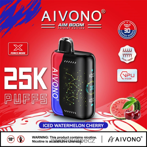 Aivono AIM BOOM 25 000 ledový meloun třešeň N6BL48347 - Aivono Česko