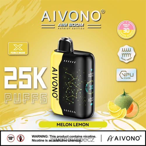 Aivono AIM BOOM 25 000 meloun citron N6BL48348 - Vape Aivono CZ