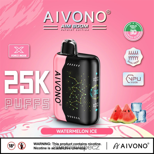 Aivono AIM BOOM 25 000 melounový led N6BL48353 - Aivono Puffs