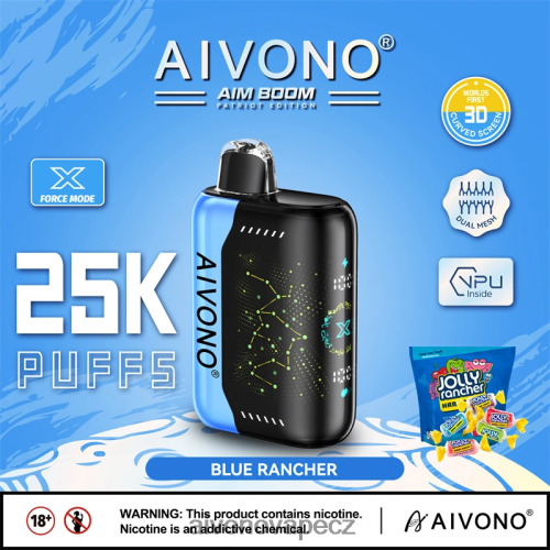 Aivono AIM BOOM 25 000 modrý rančer N6BL48344 - Vape Aivono CZ