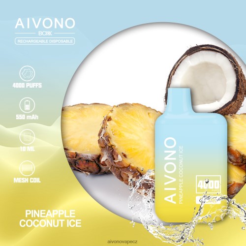 Aivono AIM BOXX 4000 ananasová kokosová zmrzlina N6BL48222 - Aivono Vape CZ