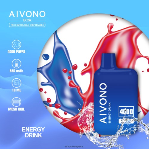 Aivono AIM BOXX 4000 energetický nápoj N6BL48225 - Aivono Puffs