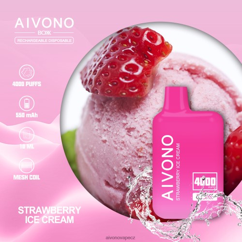 Aivono AIM BOXX 4000 jahodová zmrzlina N6BL48221 - Aivono Puffs