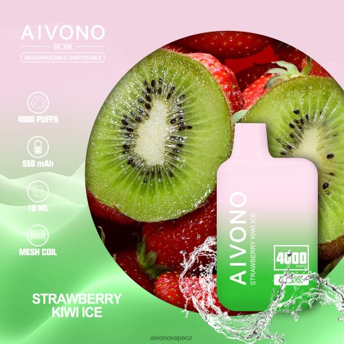 Aivono AIM BOXX 4000 jahodový kiwi led N6BL48229 - Aivono Puffs