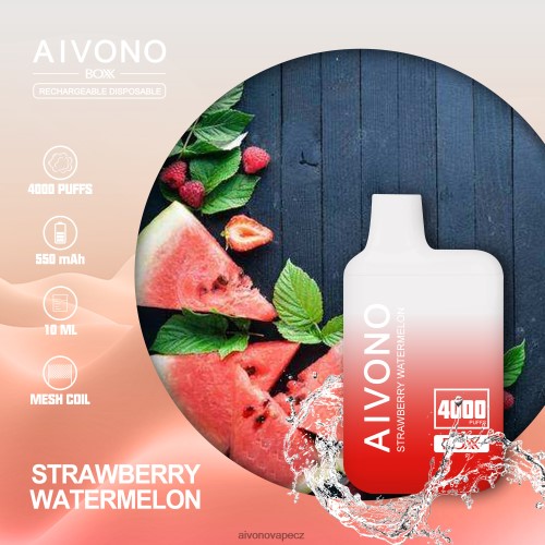 Aivono AIM BOXX 4000 jahodový meloun N6BL48214 - Aivono Vape CZ