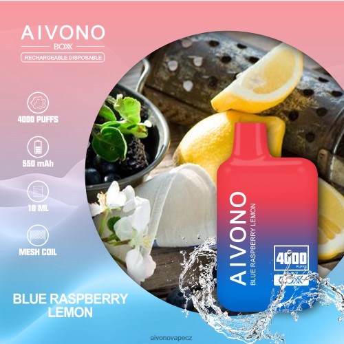 Aivono AIM BOXX 4000 modrý malinový citron N6BL48217 - Aivono Puffs