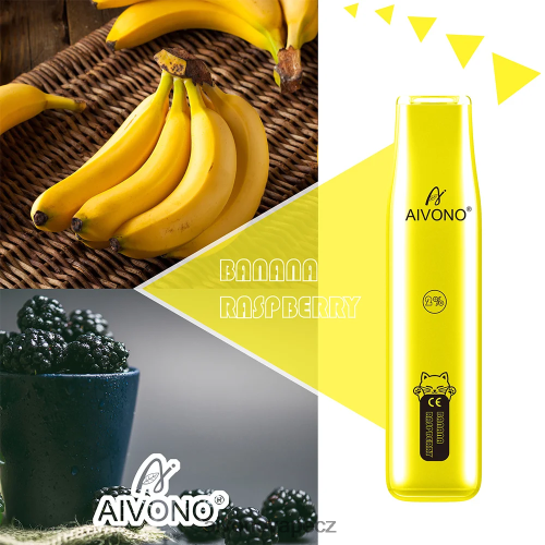 Aivono AIM CAT 400 banán malina N6BL48334 - Aivono Vape CZ