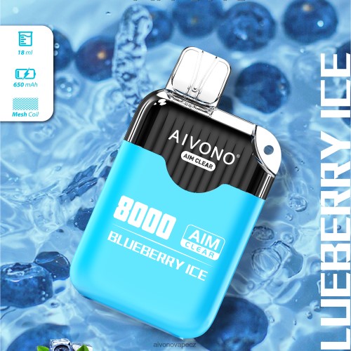 Aivono AIM CLEAR 8000 borůvkový led N6BL48206 - Aivono Vape CZ