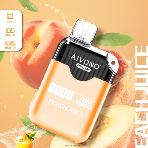 Aivono AIM CLEAR 8000 broskvová šťáva N6BL48203 - Aivono Česko