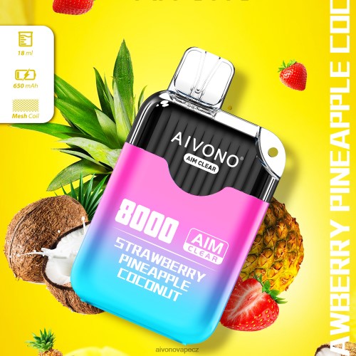 Aivono AIM CLEAR 8000 jahoda ananas kokos N6BL48207 - Aivono Česko