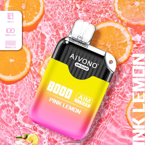 Aivono AIM CLEAR 8000 růžový citron N6BL48211 - Aivono Česko