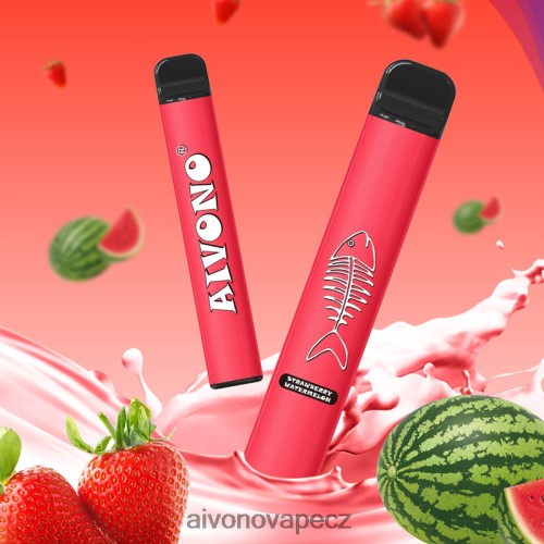 Aivono AIM FISHBONE 600 jahodový meloun N6BL48282 - Aivono Vape CZ