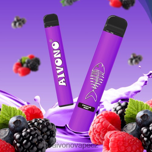 Aivono AIM FISHBONE 600 smíšené bobule N6BL48285 - Aivono Puffs