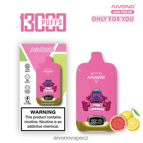 Aivono AIM FREAK 13 000 růžová limonáda N6BL48249 - Aivono Puffs