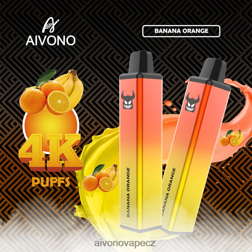Aivono AIM FREAK 4000 banánový pomeranč N6BL48258 - Aivono Vape CZ