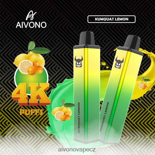Aivono AIM FREAK 4000 kumquat citron N6BL48256 - Vape Aivono CZ