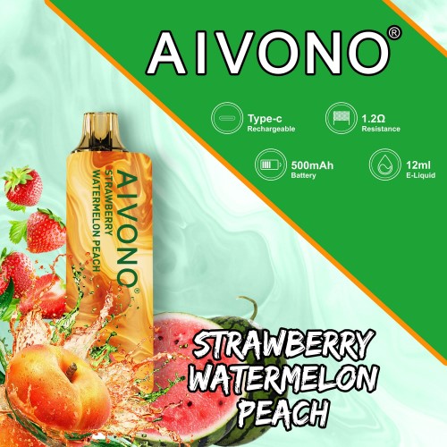 Aivono AIM GUN 7000 jahoda meloun broskev N6BL48108 - Vape Aivono CZ