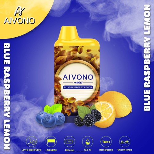 Aivono AIM MAGIC 5800 krabičková cigareta modrý malinový citron N6BL4891 - Aivono Česko