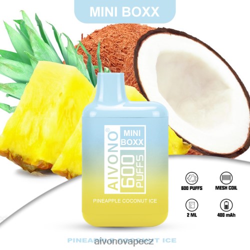 Aivono AIM MINI BOXX 600 ananasová kokosová zmrzlina N6BL48238 - Aivono Vape CZ