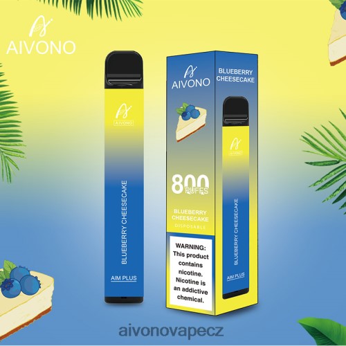 Aivono AIM PLUS 800 borůvkový tvarohový koláč N6BL48174 - Aivono Vape CZ
