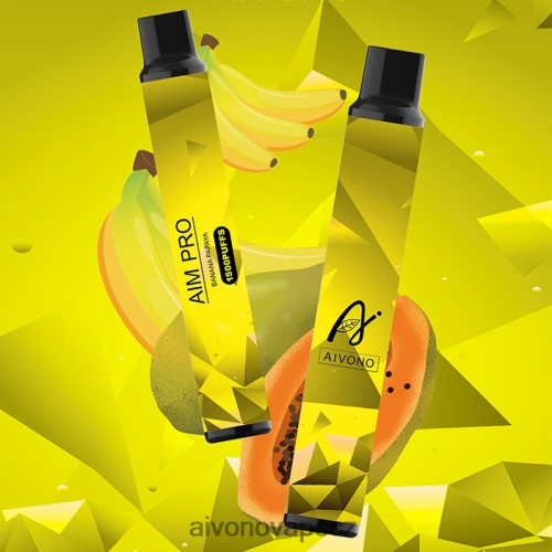 Aivono AIM PRO 1500 banánová papája N6BL48169 - Aivono Puffs