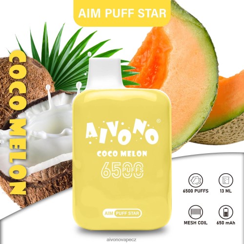 Aivono AIM PUFF STAR 6500 cocomelon N6BL48297 - Aivono Puffs