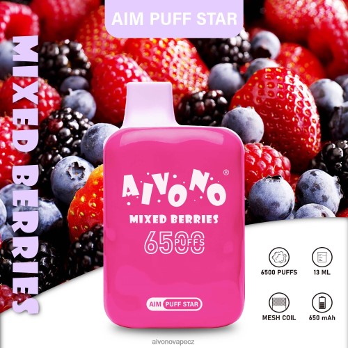 Aivono AIM PUFF STAR 6500 smíšené bobule N6BL48290 - Aivono Vape CZ