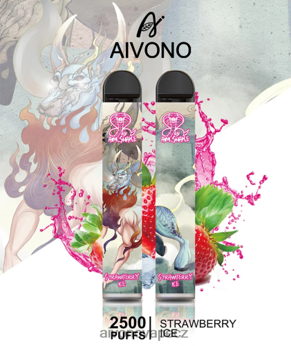 Aivono AIM SNAKE 2500 jahodový led N6BL48319 - Aivono Česko