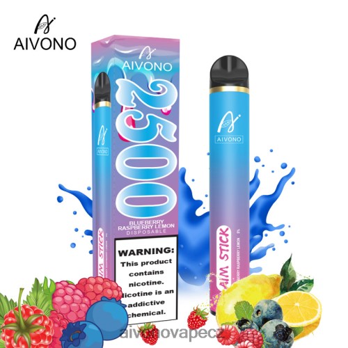 Aivono AIM STICK 2500 borůvka malina citron N6BL48154 - Aivono Vape CZ