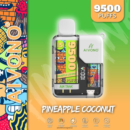 Aivono AIM TANK 9500 ananasový kokos N6BL4840 - Vape Aivono CZ