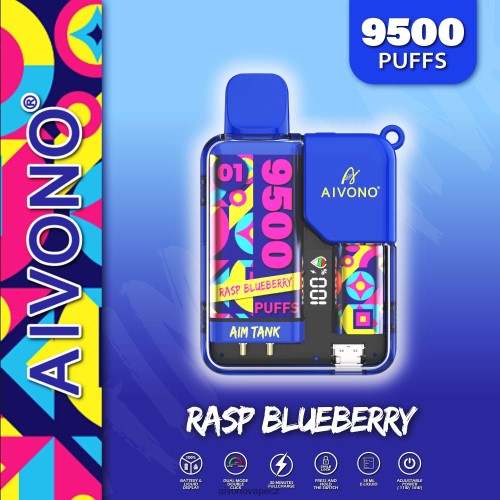 Aivono AIM TANK 9500 malina borůvka N6BL4833 - Aivono Puffs