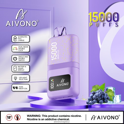 Aivono AIM magic 15 000 hroznový led N6BL4860 - Vape Aivono CZ