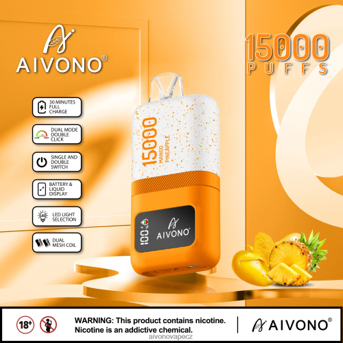 Aivono AIM magic 15 000 mango ananas N6BL4869 - Aivono Puffs