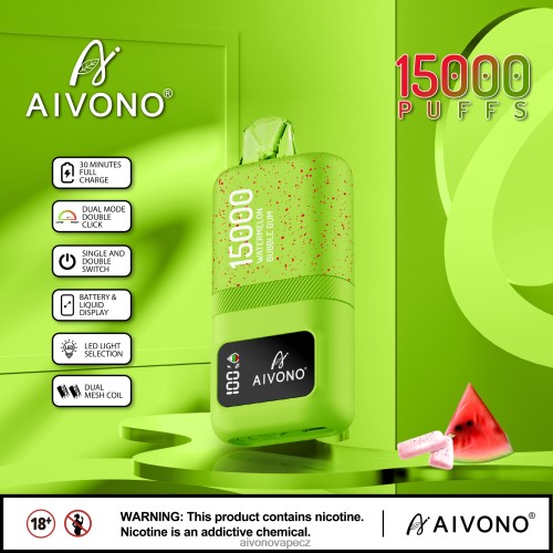 Aivono AIM magic 15 000 melounová žvýkačka N6BL4865 - Aivono Puffs