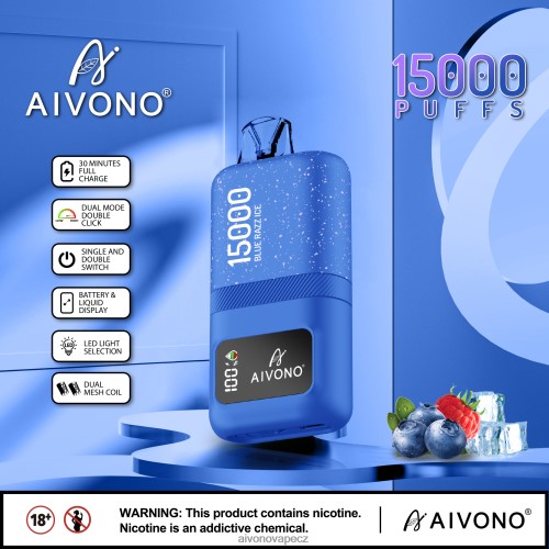 Aivono AIM magic 15 000 modrý razz led N6BL4864 - Vape Aivono CZ