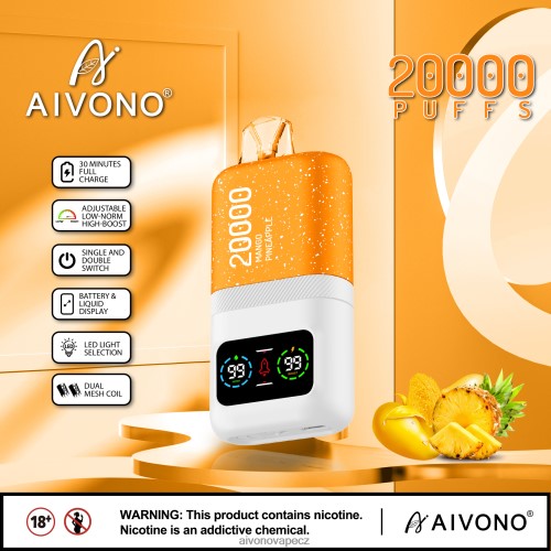 Aivono AIM magic 20 000 mango ananas N6BL4877 - Aivono Puffs
