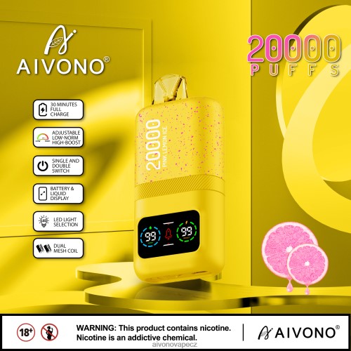 Aivono AIM magic 20 000 růžový citronový led N6BL4883 - Aivono Česko