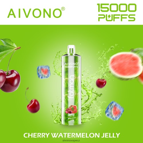 Aivono FATMAN 15 000 veselé melounové želé N6BL4820 - Vape Aivono CZ