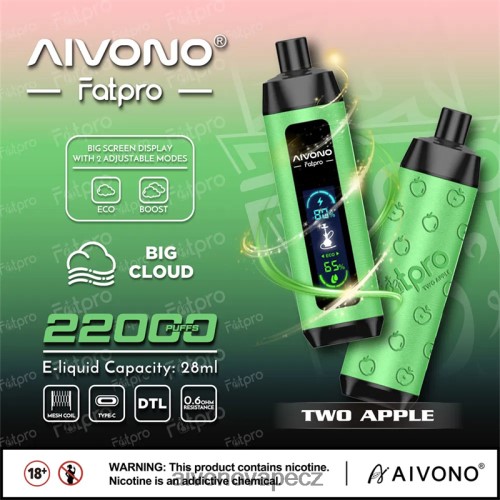 Aivono Fatpro 22 000 dvě jablka N6BL481 - Aivono Puffs