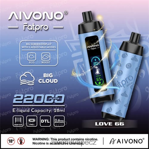 Aivono Fatpro 22 000 láska 66 N6BL486 - Aivono Vape CZ
