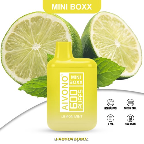 Aivono AIM MINI BOXX 600 citronová máta N6BL48233 - Aivono Puffs