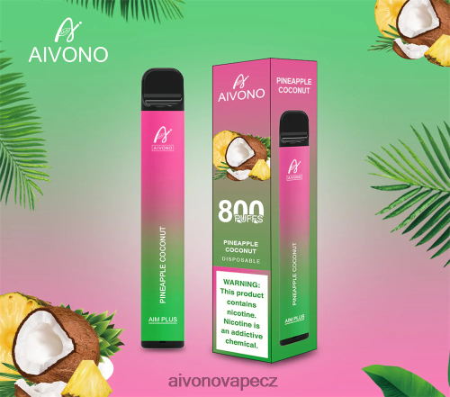 Aivono AIM PLUS 800 ananasový kokos N6BL48200 - Vape Aivono CZ