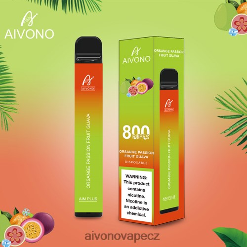 Aivono AIM PLUS 800 pomerančová mučenka guava N6BL48189 - Aivono Puffs