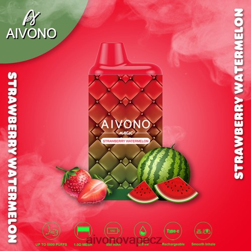 Aivono AIM MAGIC 5800 krabičková cigareta jahodový meloun N6BL4899 - Aivono Česko