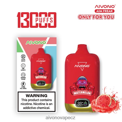 Aivono AIM FREAK 13 000 vodní meloun N6BL48244 - Vape Aivono CZ