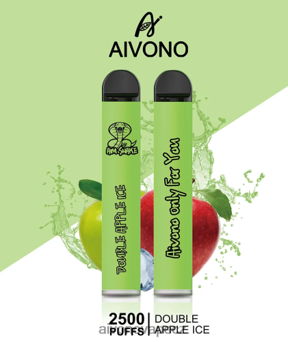Aivono AIM SNAKE 2500 dvojitý jablečný led N6BL48304 - Vape Aivono CZ