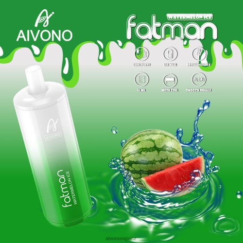 Aivono FATMAN 6800 melounový led N6BL4828 - Vape Aivono CZ
